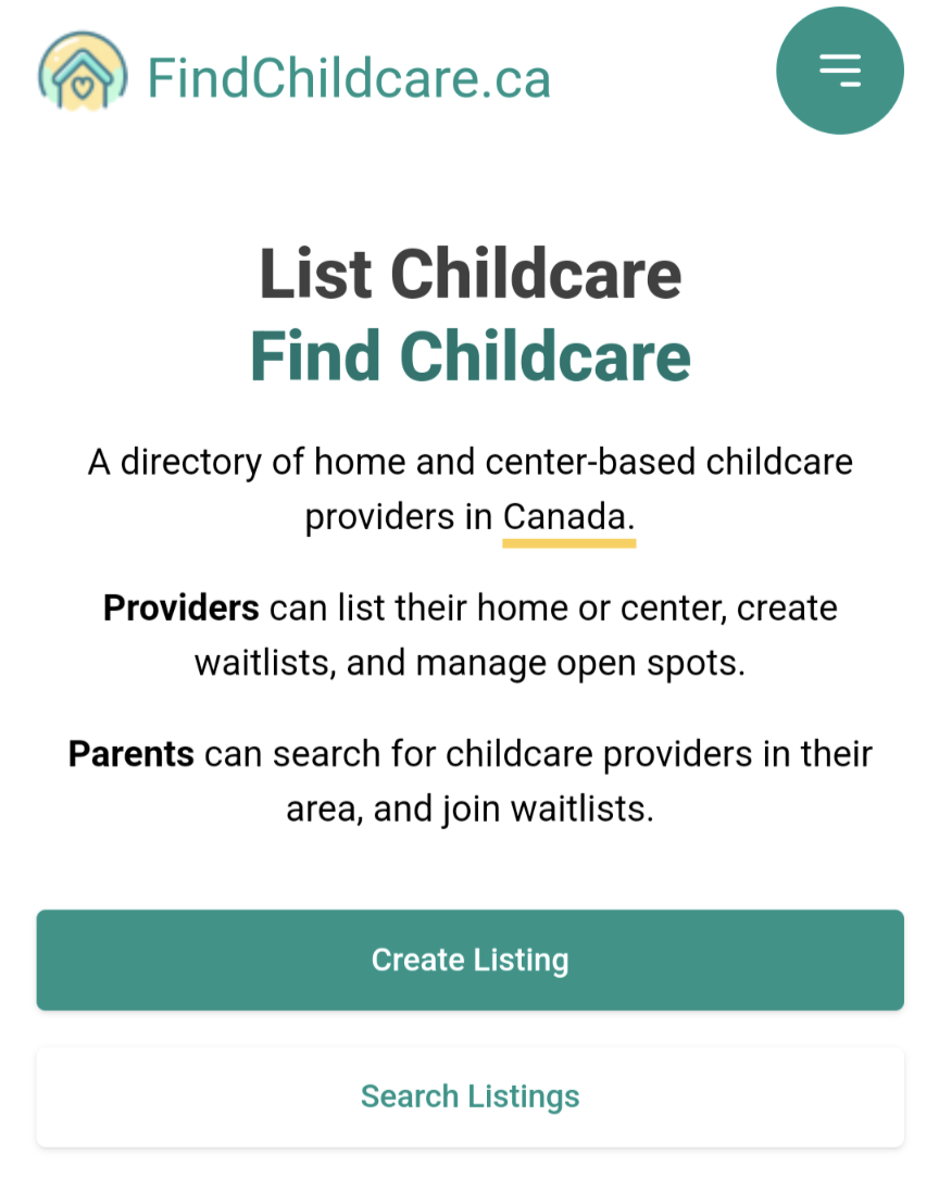 Findchildcare.ca